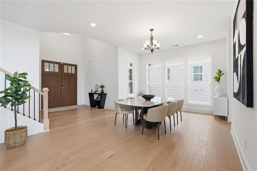 Furnished interior view inside a new home in , Woodstock (Image 13).