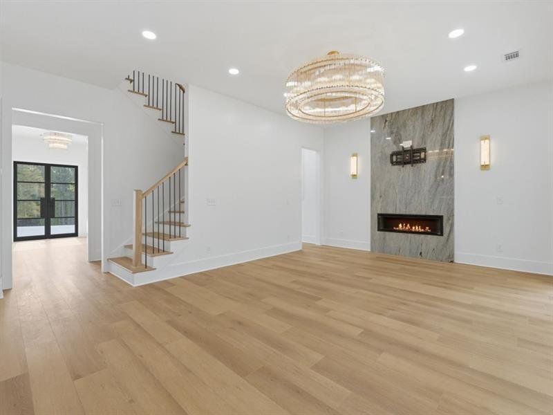 Spacious, unfurnished interior of a new home in , Canton (Image 50).