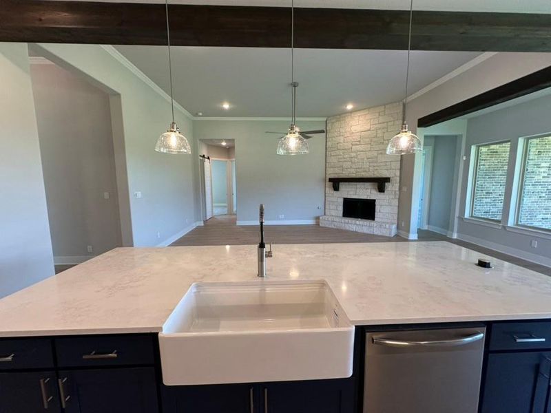Furnished interior view inside a new home in Fannin Ranch, Leonard (Image 8).