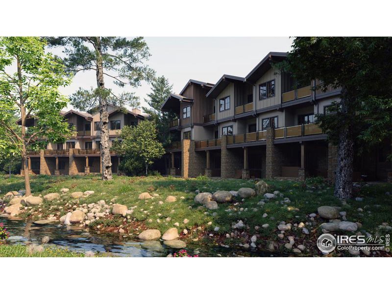 Front exterior of a new home in , Winter Park, CO, highlighting curb appeal (Image 1).