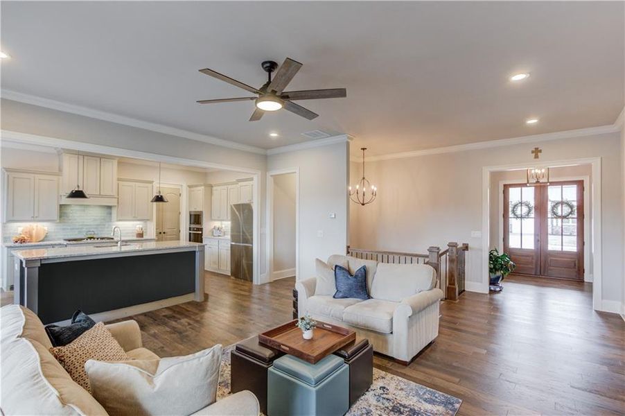 Furnished interior view inside a new home in , Gainesville (Image 11).
