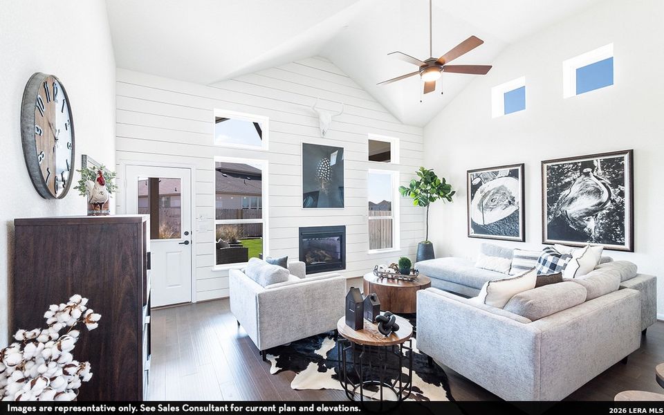 Furnished interior view inside a new home in Megan's Landing, Castroville (Image 5).