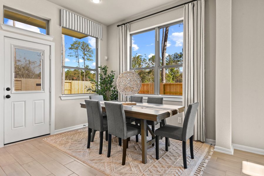 Furnished interior view inside a new home in Meridiana, Manvel (Image 7).