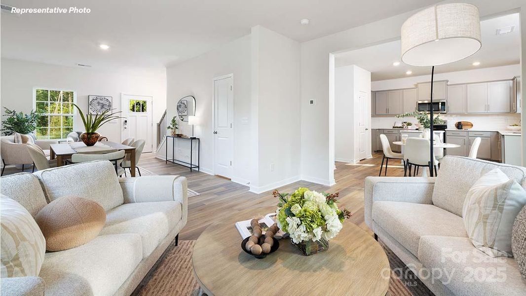 Furnished interior view inside a new home in Cline Village, Conover (Image 8). Furnished interior view inside a new home in Cline Village, Conover (Image 8).