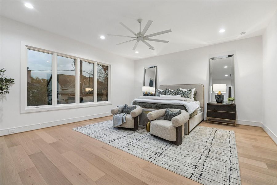 Furnished interior view inside a new home in , West University Place (Image 13).