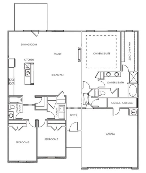 2D floor plan layout for the Brentwater by McKinley Homes in Hellen Valley, Braselton, GA (Image 4). 2D floor plan layout for the Brentwater by McKinley Homes in Hellen Valley, Braselton, GA (Image 4).