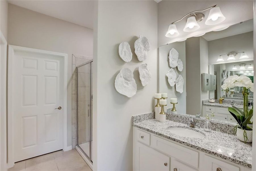 Furnished interior in a model home at Sorrento Pines in Sorrento (Image 17).