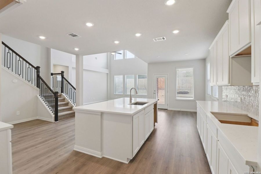 Furnished interior view inside a new home in Fox Falls, Boerne (Image 6). Furnished interior view inside a new home in Fox Falls, Boerne (Image 6).