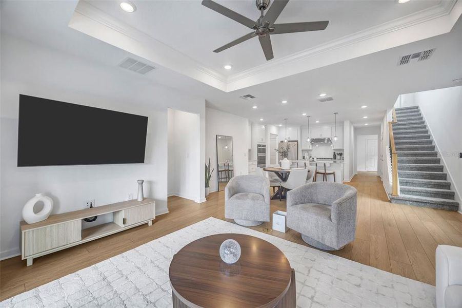 Furnished interior view inside a new home in , Zephyrhills (Image 36).