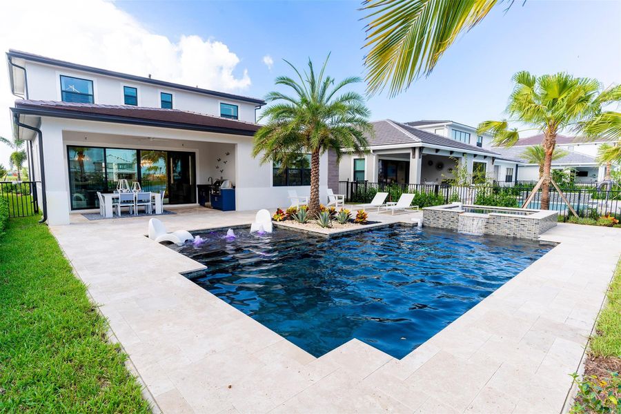Exterior details and patio area of a home in , Palm Beach Gardens (Image 26).