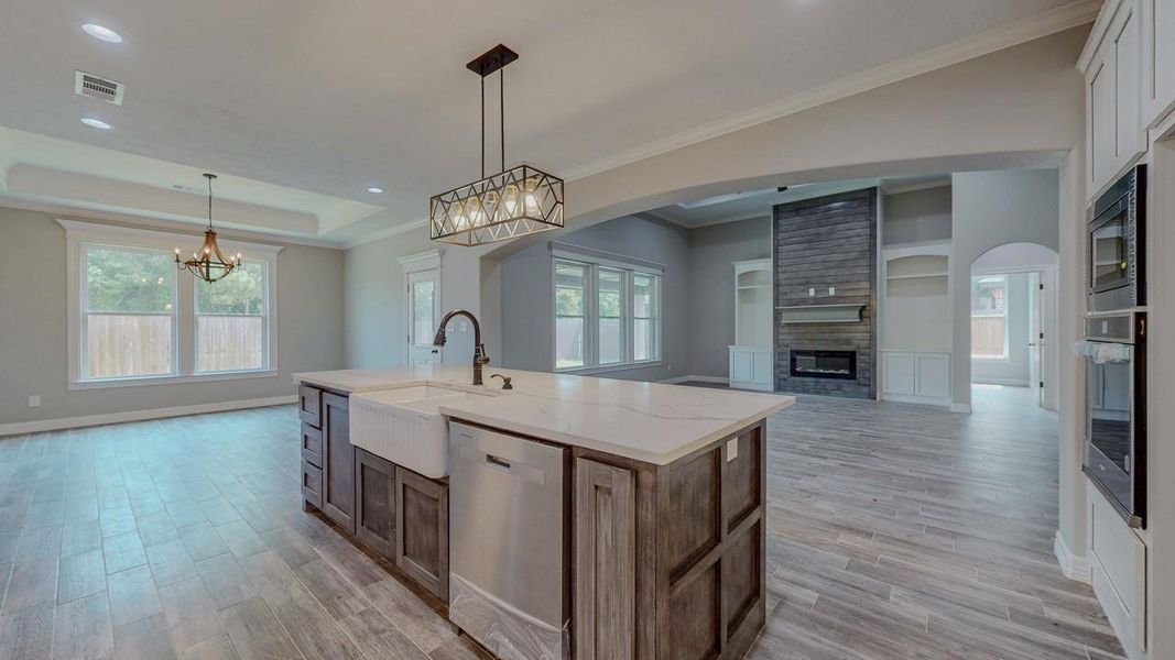Furnished interior view inside a new home in , Beaumont (Image 25).