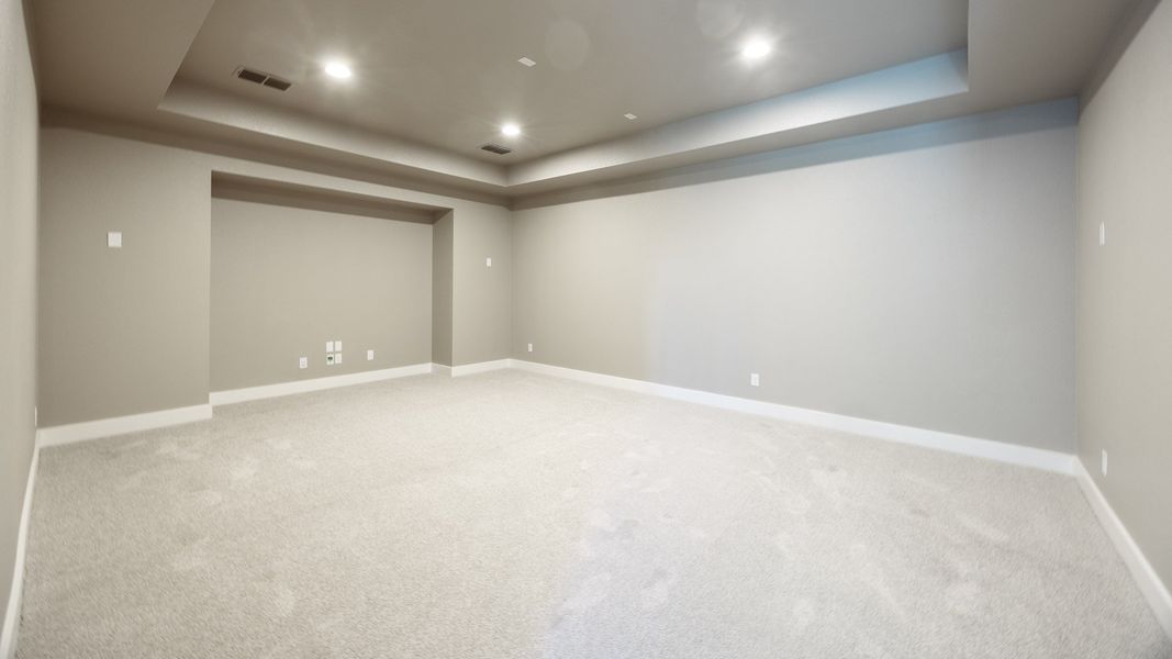 Spacious, unfurnished interior of a new home in Palmera Ridge, Leander (Image 9). Spacious, unfurnished interior of a new home in Palmera Ridge, Leander (Image 9).