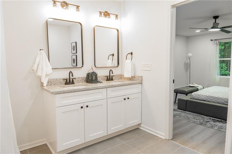 Furnished interior view inside a new home in , Ellenwood (Image 13). Furnished interior view inside a new home in , Ellenwood (Image 13).