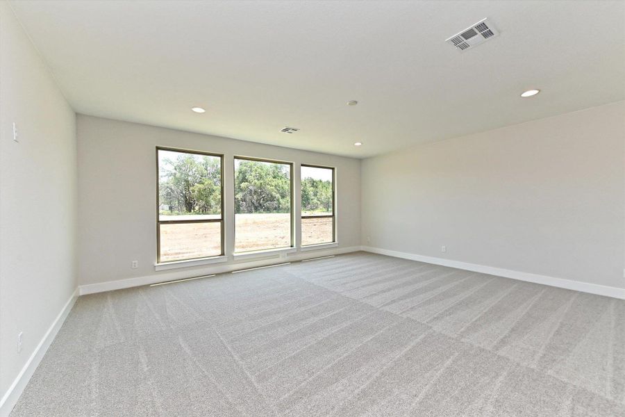 Spacious, unfurnished interior of a new home in ClearWater Ranch, Liberty Hill (Image 17). Spacious, unfurnished interior of a new home in ClearWater Ranch, Liberty Hill (Image 17).
