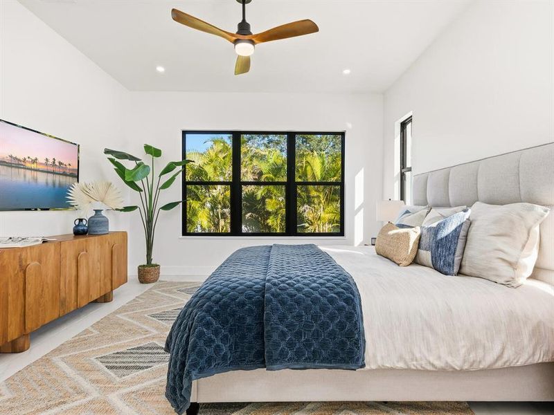 Furnished interior view inside a new home in , Sarasota (Image 42).