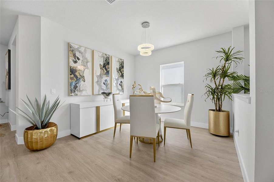 Furnished interior view inside a new home in The Peninsula at Rhodine Lake, Riverview (Image 47).