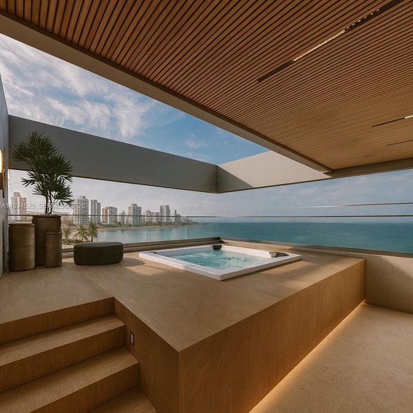 Exterior details and patio area of a home in , Hollywood (Image 4).