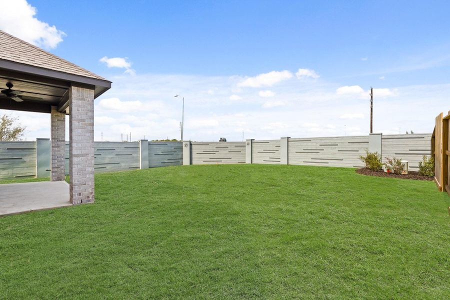 Exterior details and patio area of a home in Jubilee 40', Hockley (Image 3). Exterior details and patio area of a home in Jubilee 40', Hockley (Image 3).