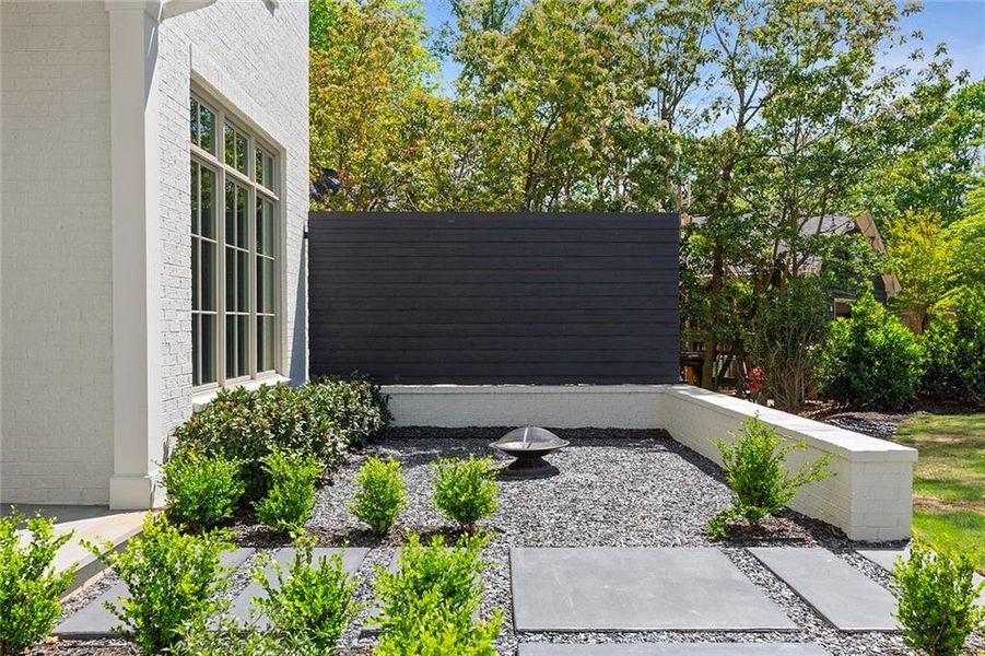 Exterior details and patio area of a home in , Atlanta (Image 32).
