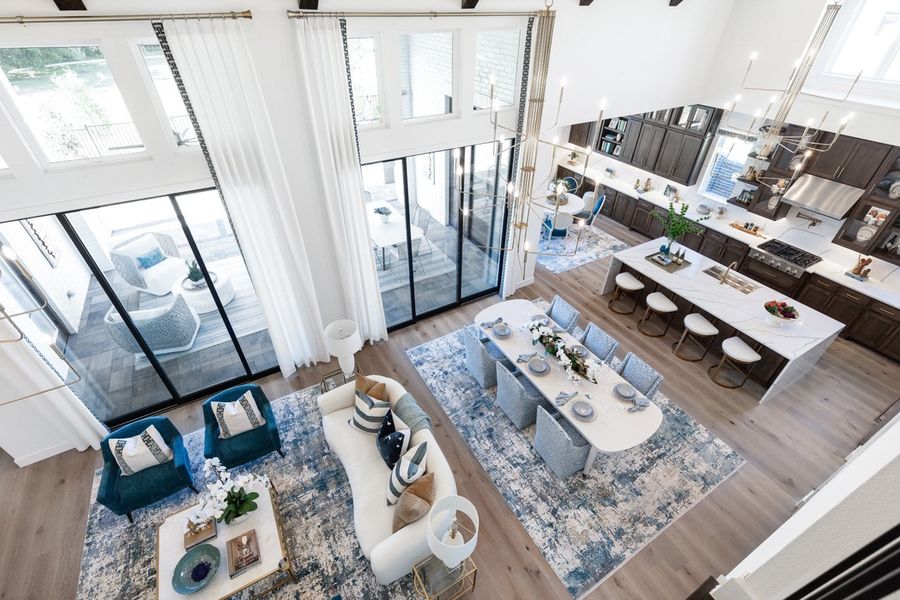 Representative Family Room - some options shown