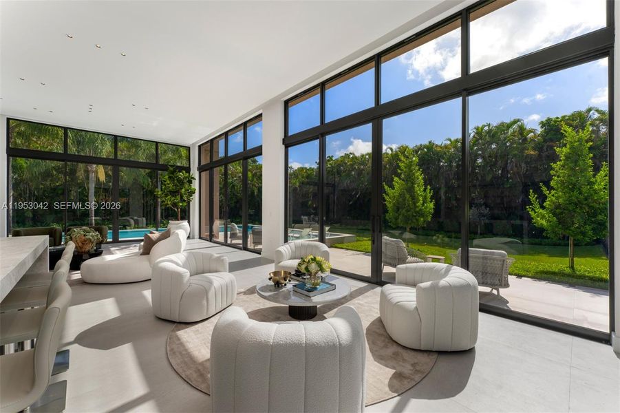 Exterior details and patio area of a home in , Pinecrest (Image 30). Exterior details and patio area of a home in , Pinecrest (Image 30).
