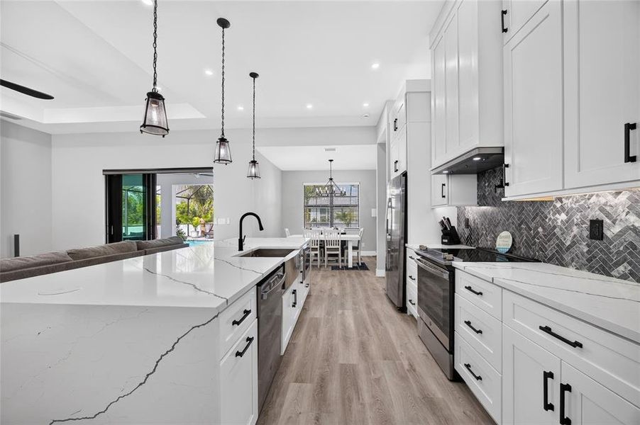 Furnished interior view inside a new home in , Cape Coral (Image 10).