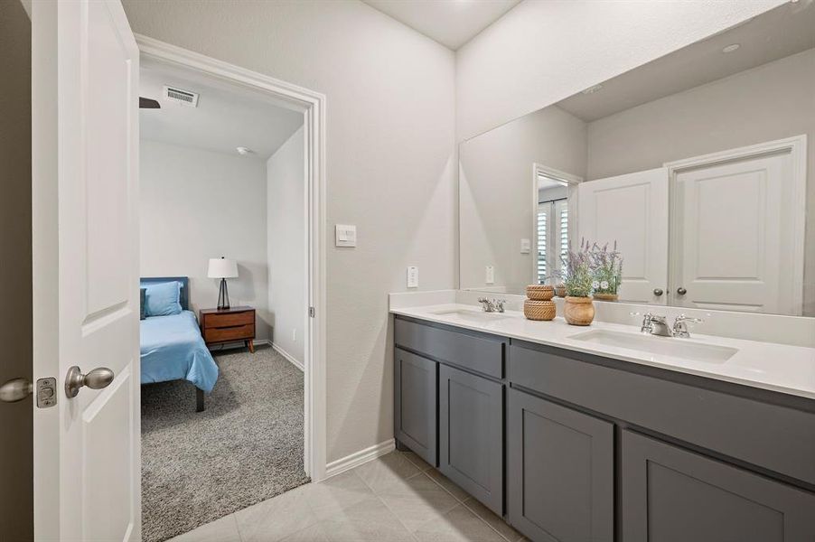 Furnished interior view inside a new home in , Fort Worth (Image 27).