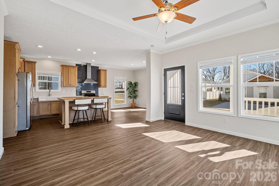 Furnished interior view inside a new home in , Asheville (Image 8).