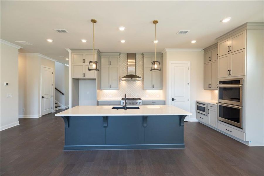 Furnished interior view inside a new home in Waterhaven, Cumming (Image 9).