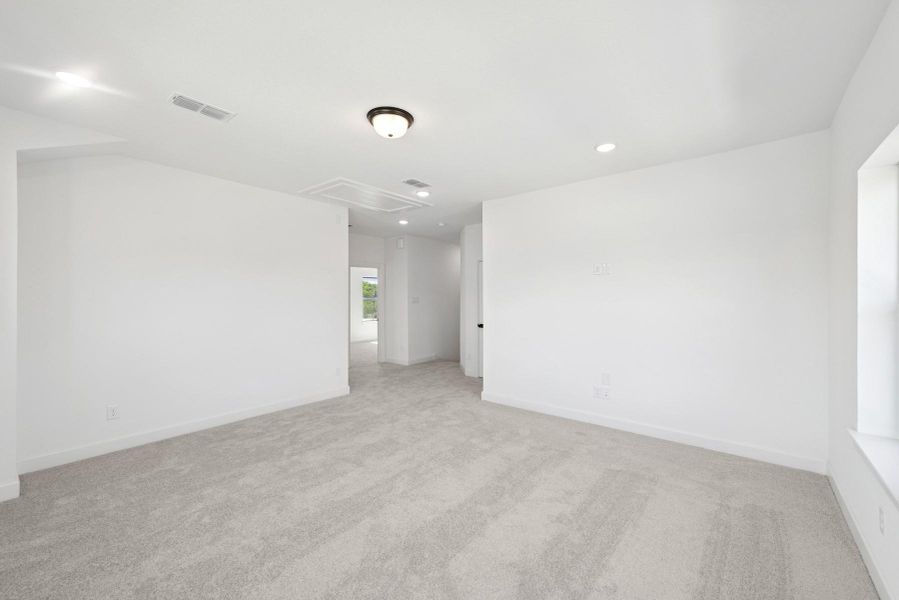Spacious, unfurnished interior of a new home in Pomona 45' Homesites, Manvel (Image 30). Spacious, unfurnished interior of a new home in Pomona 45' Homesites, Manvel (Image 30).