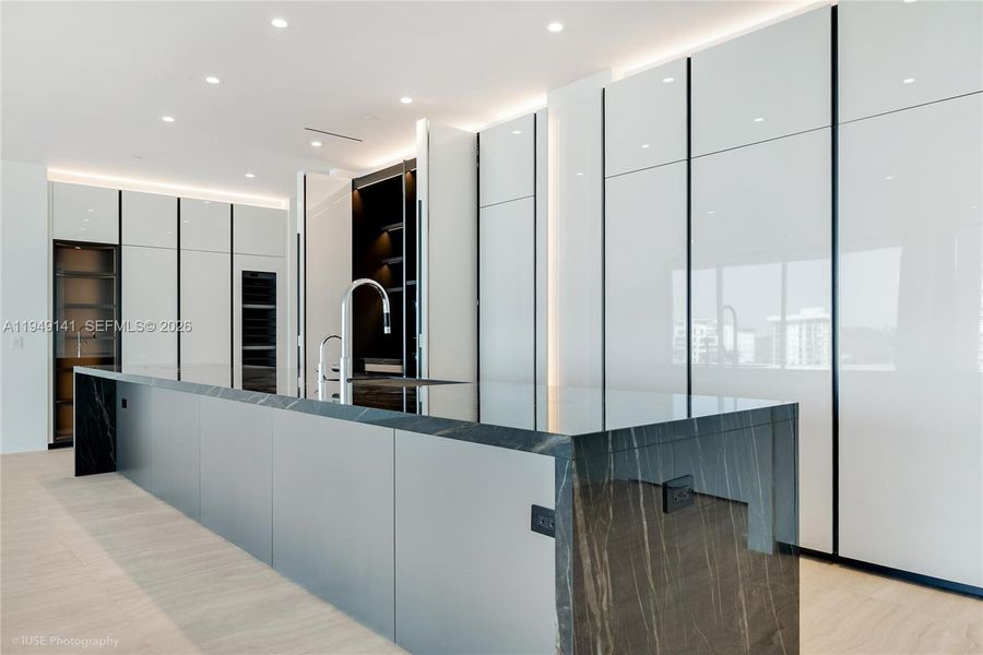 Furnished interior view inside a new home in , Miami (Image 10).