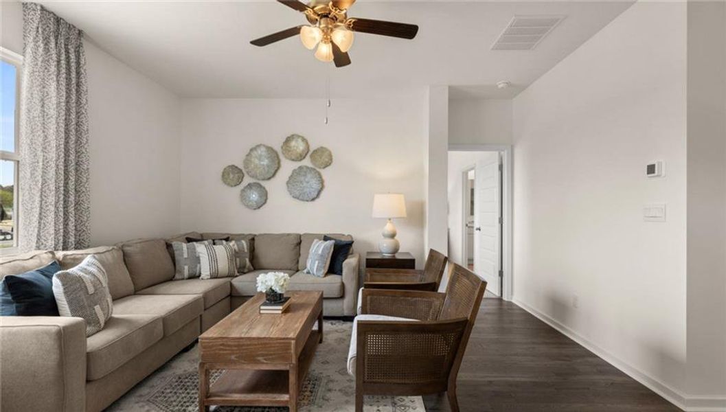 Furnished interior view inside a new home in Twin Lakes, Hoschton (Image 13).