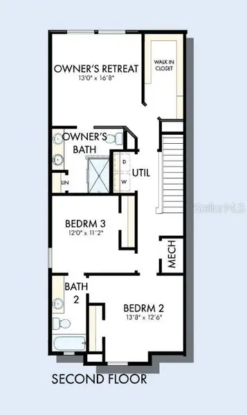 2D floor plan layout of this home in , Apollo Beach, FL (Image 4). 2D floor plan layout of this home in , Apollo Beach, FL (Image 4).