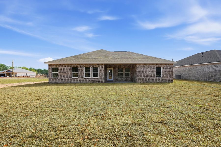 Rear Of Home