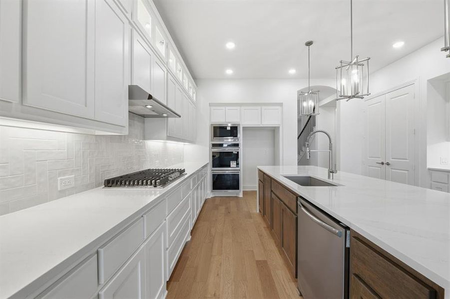 Furnished interior view inside a new home in Wildflower Ranch: 50ft. lots, Dish (Image 4).