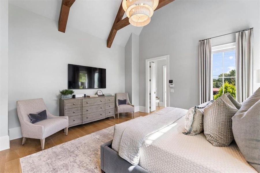 Furnished interior view inside a new home in , Roswell (Image 14).