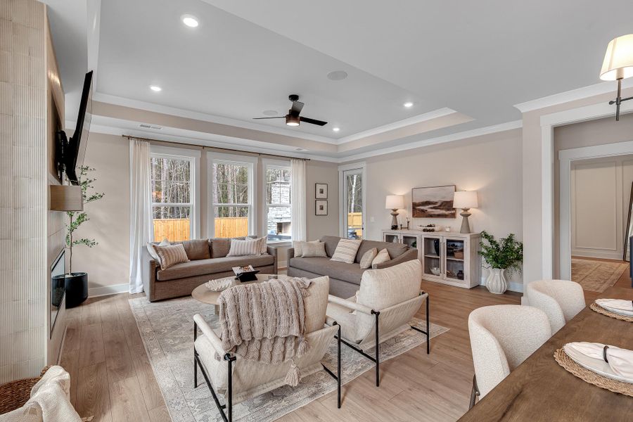 Furnished interior view inside a new home in Creek Pointe, Moncks Corner (Image 26).