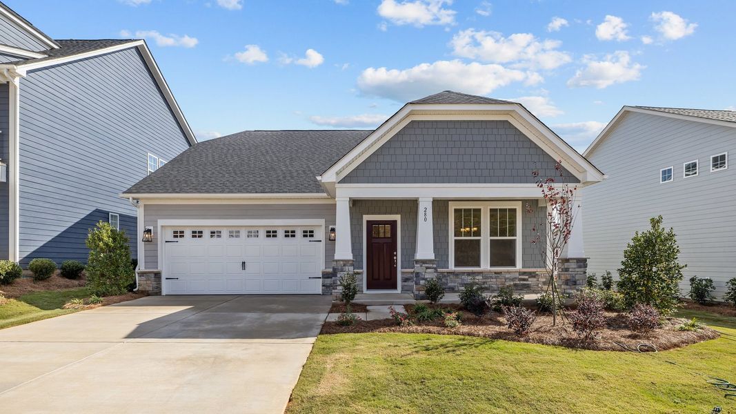 Fairfield design in Lakeside Glen by premier builder DRB Homes, York, SC.