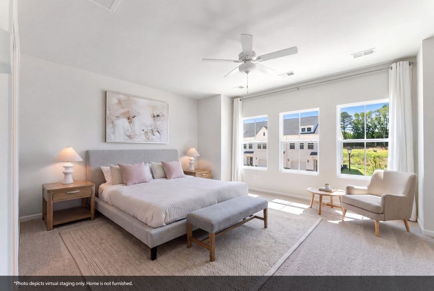 Furnished interior view inside a new home in Edwards Station, Taylors (Image 9).