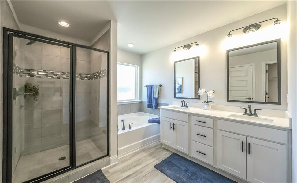 Furnished interior view inside a new home in Canterbury Villas, Carrollton (Image 31).