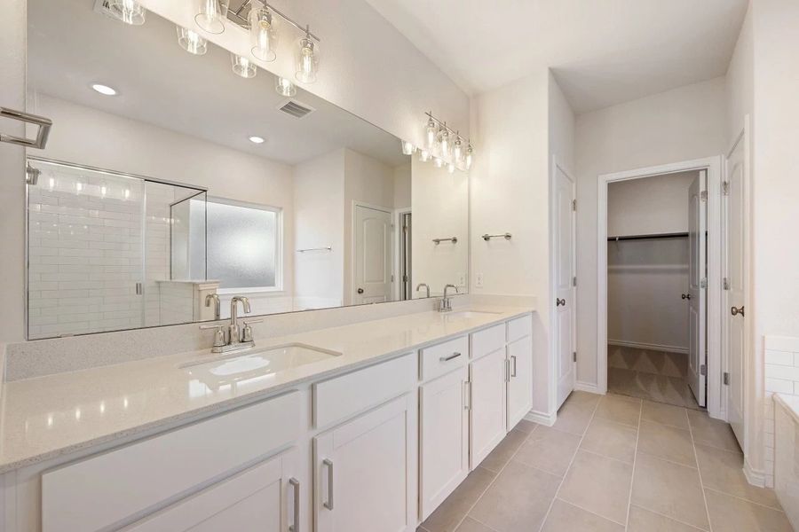 Furnished interior view inside a new home in Lariat, Liberty Hill (Image 16). Furnished interior view inside a new home in Lariat, Liberty Hill (Image 16).