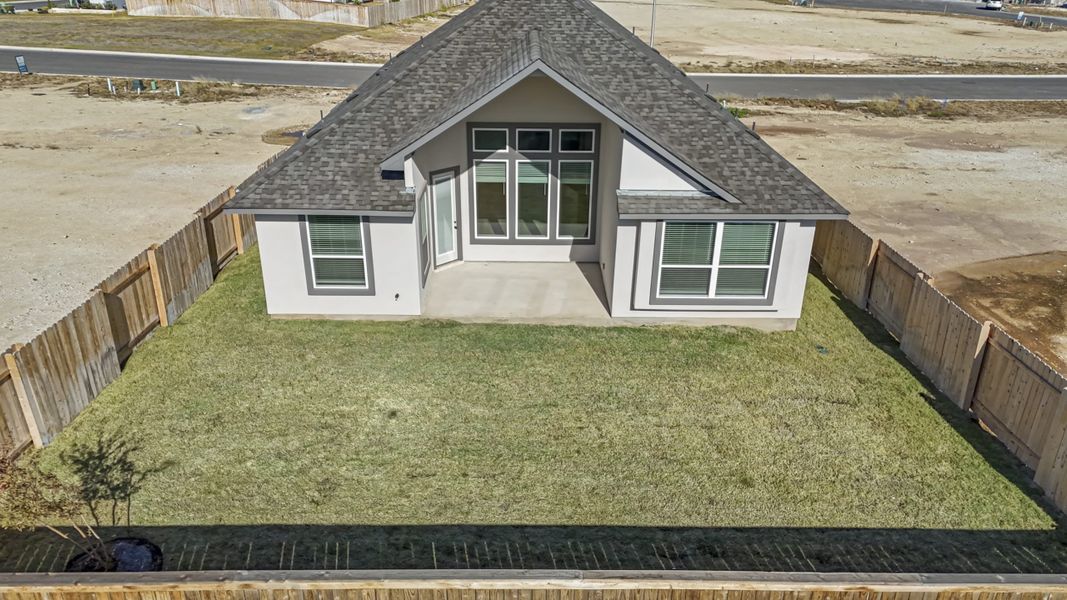 Exterior details and patio area of a home in The Grove at Blackhawk, Pflugerville (Image 34). Exterior details and patio area of a home in The Grove at Blackhawk, Pflugerville (Image 34).