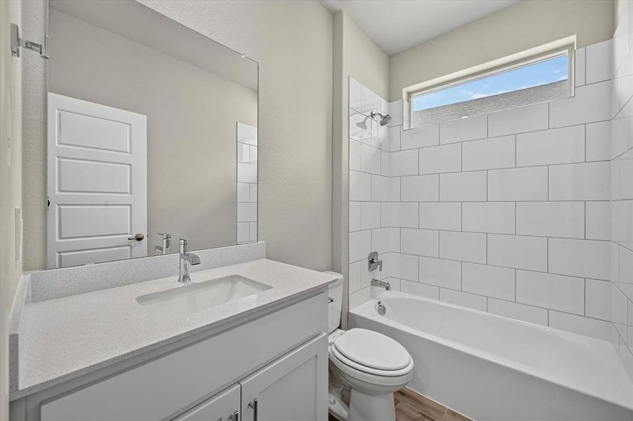 Furnished interior view inside a new home in , Justin (Image 7).