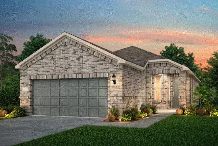 Del Webb Homes, Compass elevation LS204, rendering