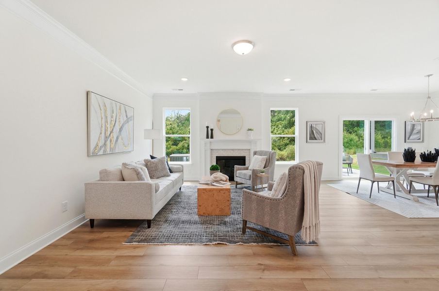 Furnished interior view inside a new home in Ashton Park, Monroe (Image 8).