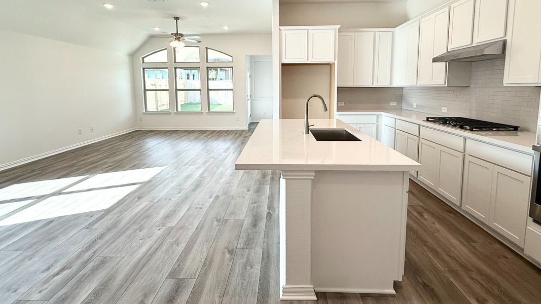 Furnished interior view inside a new home in Carillon, Manor (Image 8).