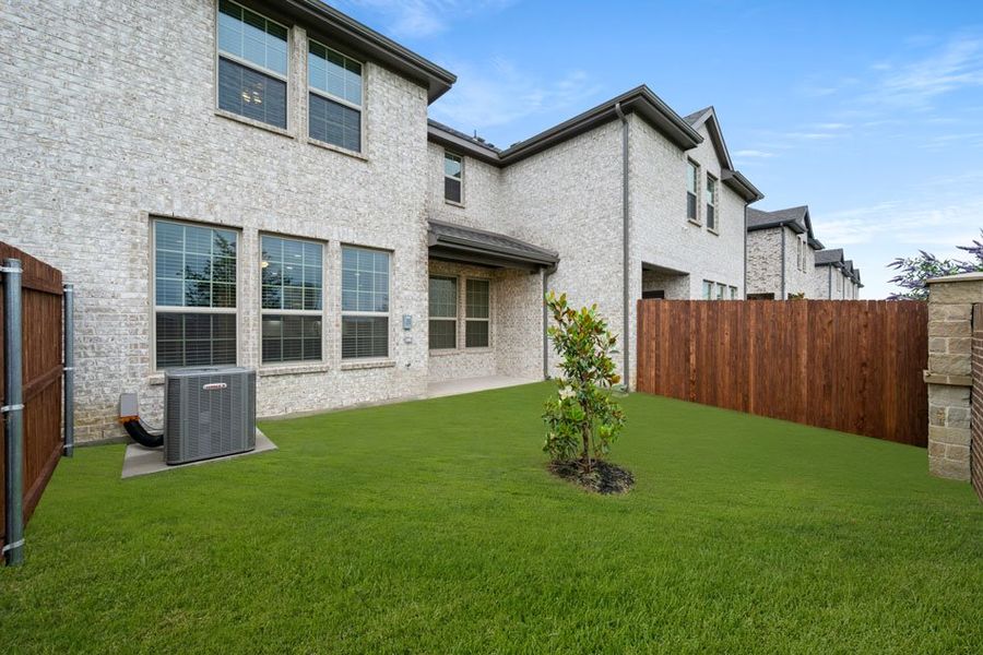 Representative exterior photo of a completed home built from the Bridgeport by Impression Homes in Main Street Village, Mansfield, TX (Image 25). Representative exterior photo of a completed home built from the Bridgeport by Impression Homes in Main Street Village, Mansfield, TX (Image 25).