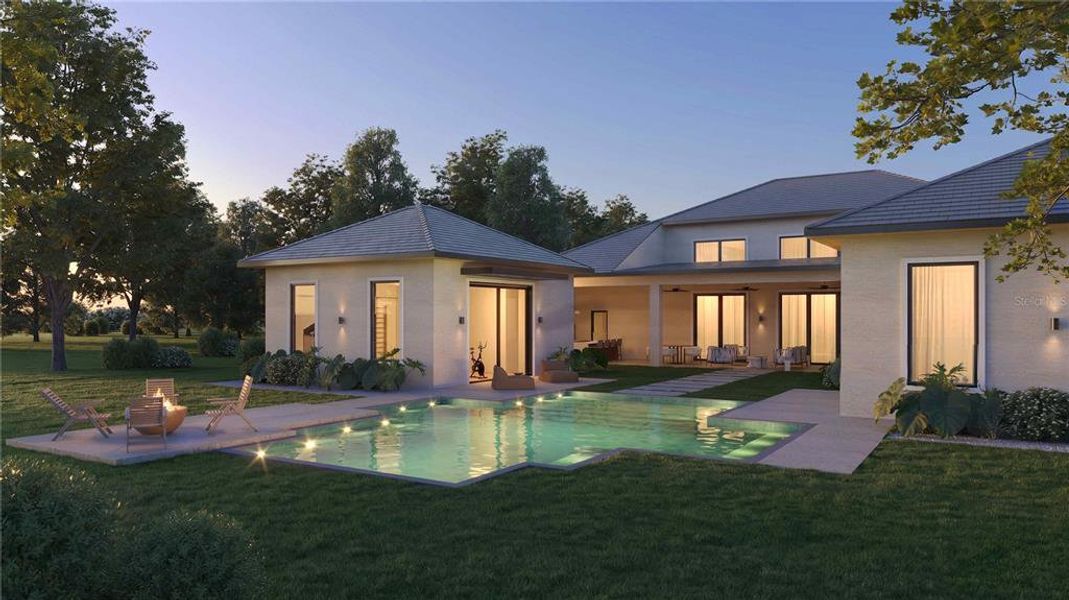 Exterior details and patio area of a home in , Montverde (Image 3).