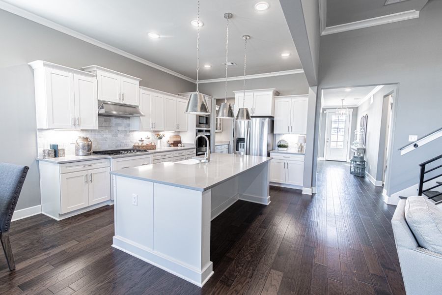 Representative furnished interior of a home built from the Worthington by Grant & Co in White Oak, Arlington (Image 43).