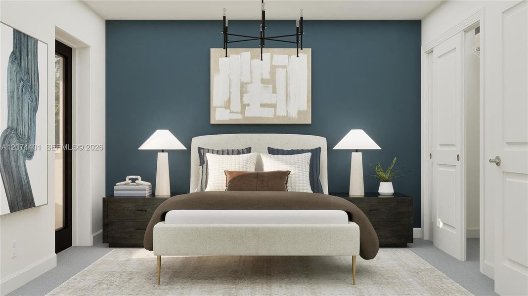 Furnished interior view inside a new home in Solterra, Sunrise (Image 6).